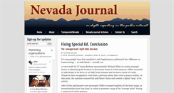 Desktop Screenshot of nevadajournal.com